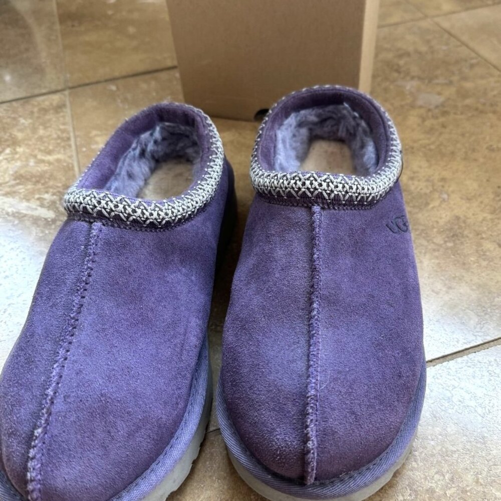 UGG purple suede Tasman Slipper Size 43 EU